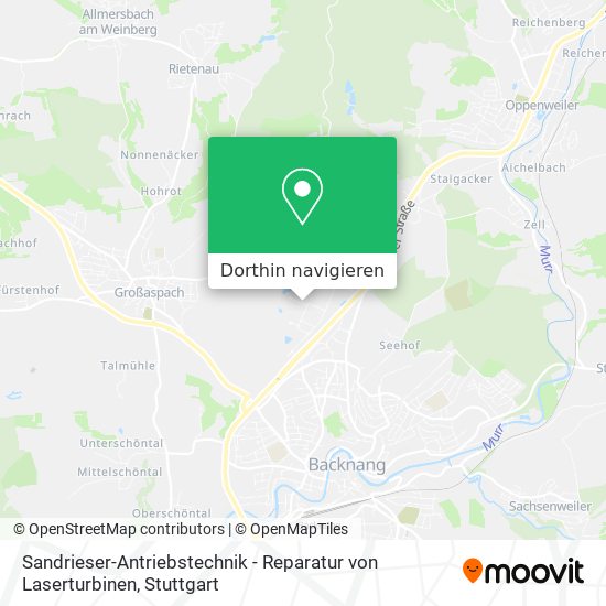Sandrieser-Antriebstechnik - Reparatur von Laserturbinen Karte
