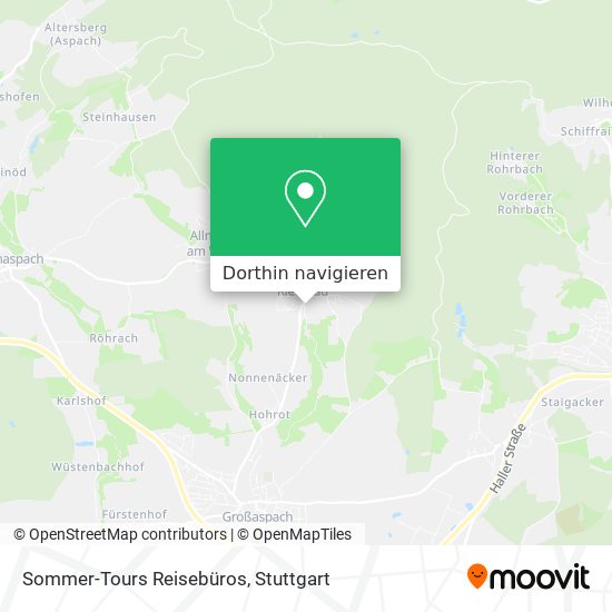 Sommer-Tours Reisebüros Karte