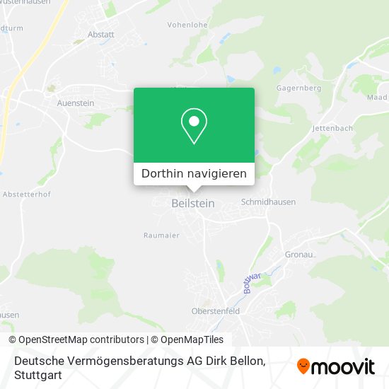 Deutsche Vermögensberatungs AG Dirk Bellon Karte