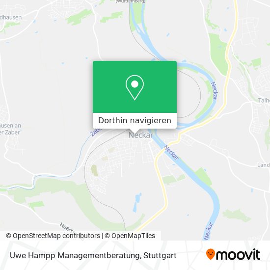 Uwe Hampp Managementberatung Karte