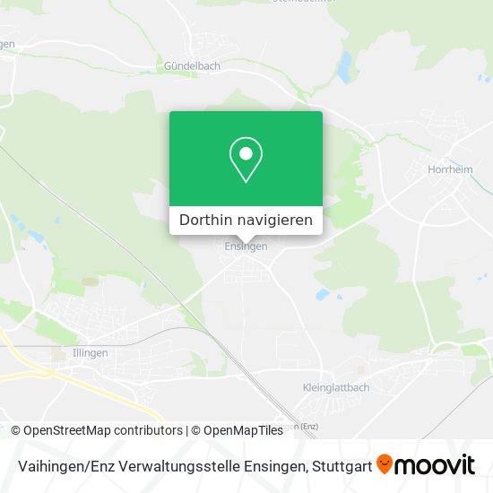 Vaihingen / Enz Verwaltungsstelle Ensingen Karte