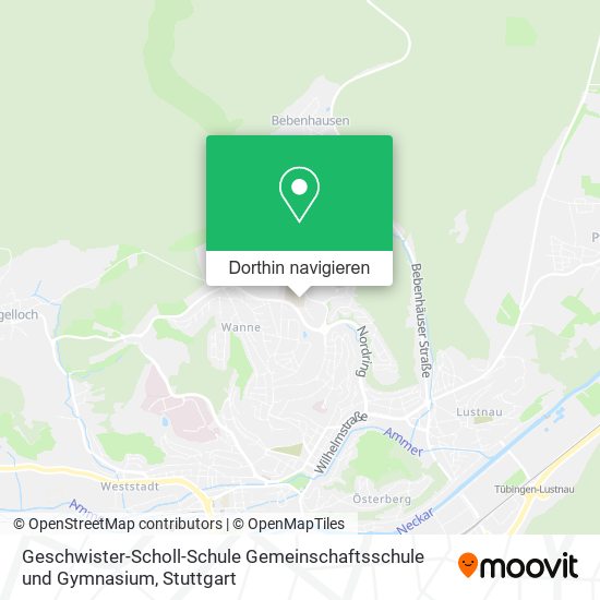 Geschwister-Scholl-Schule Gemeinschaftsschule und Gymnasium Karte