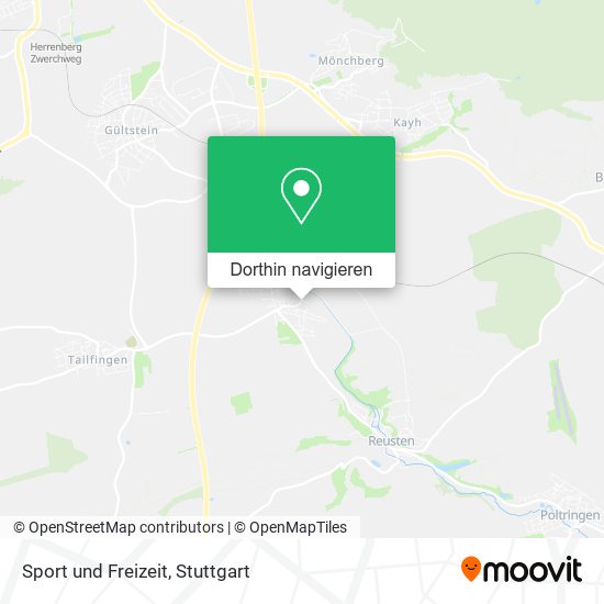 Sport und Freizeit Karte