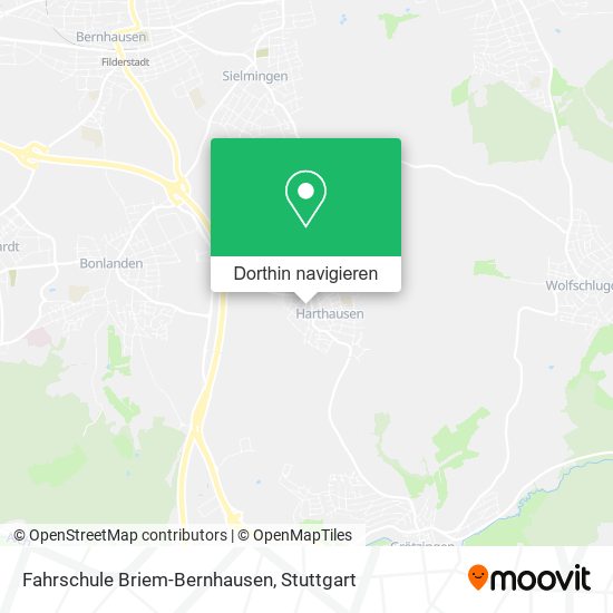 Fahrschule Briem-Bernhausen Karte