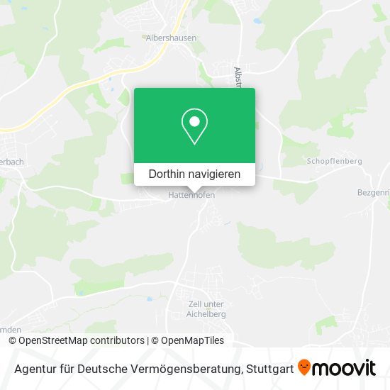 Agentur für Deutsche Vermögensberatung Karte