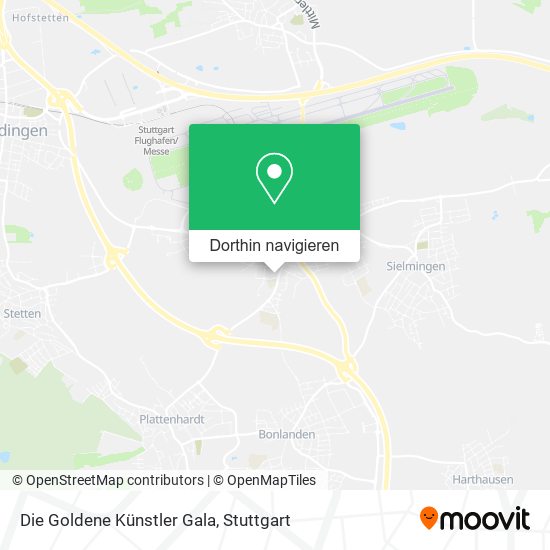 Die Goldene Künstler Gala Karte
