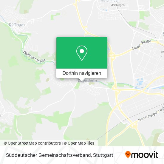 Süddeutscher Gemeinschaftsverband Karte