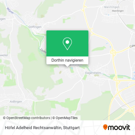 Höfel Adelheid Rechtsanwältin Karte