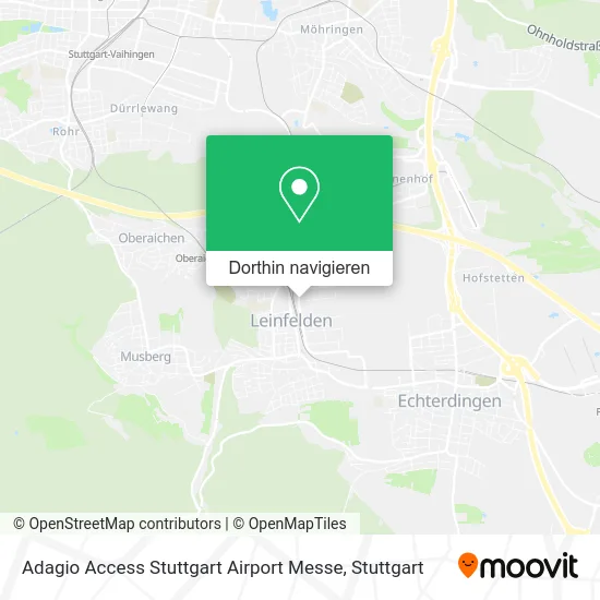 Adagio Access Stuttgart Airport Messe Karte