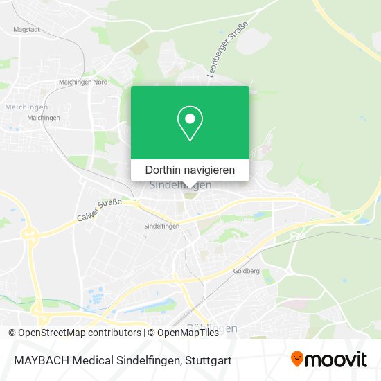 MAYBACH Medical Sindelfingen Karte
