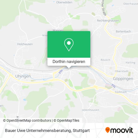 Bauer Uwe Unternehmensberatung Karte