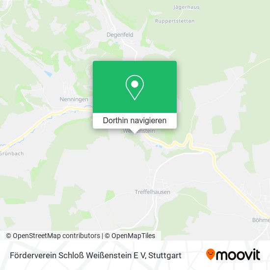 Förderverein Schloß Weißenstein E V Karte