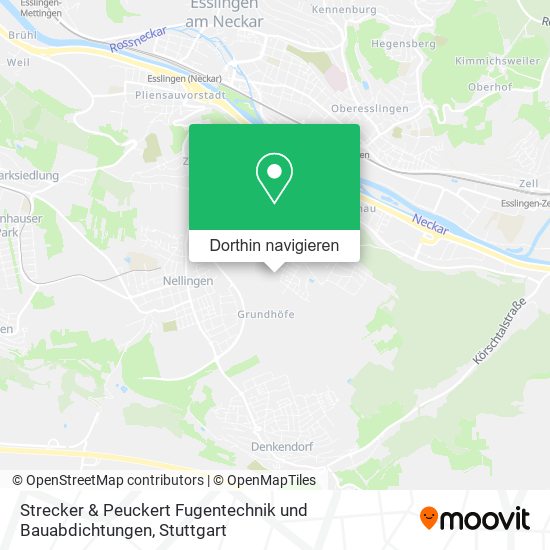 Strecker & Peuckert Fugentechnik und Bauabdichtungen Karte