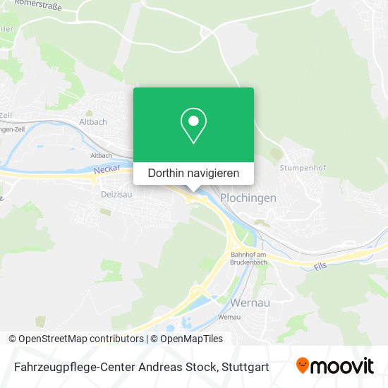 Fahrzeugpflege-Center Andreas Stock Karte