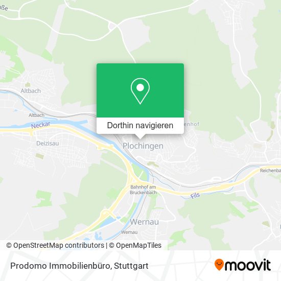 Prodomo Immobilienbüro Karte