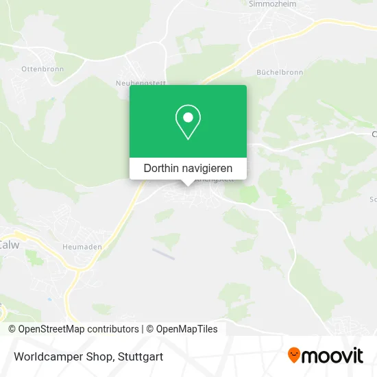 Worldcamper Shop Karte