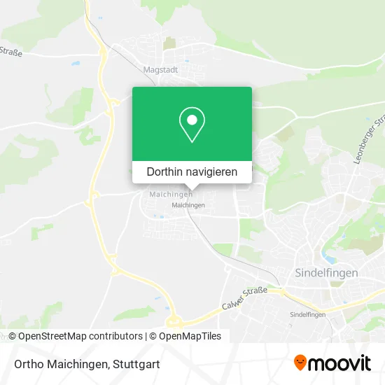 Ortho Maichingen Karte