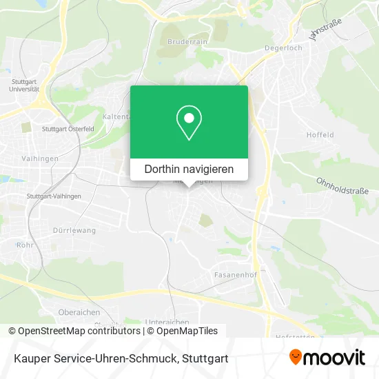 Kauper Service-Uhren-Schmuck Karte