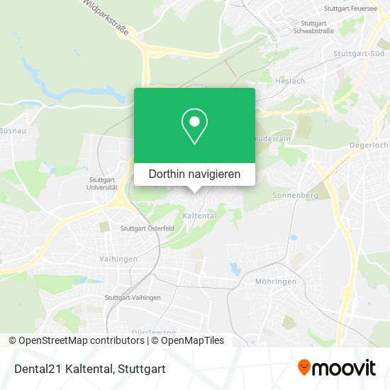 Dental21 Kaltental Karte