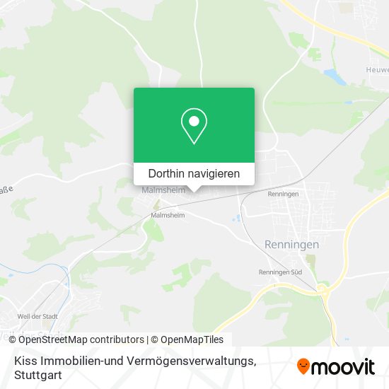 Kiss Immobilien-und Vermögensverwaltungs Karte