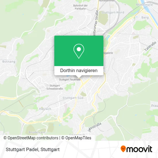 Stuttgart Padel Karte