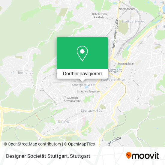 Designer Societät Stuttgart Karte