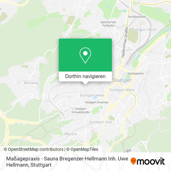 Maßagepraxis - Sauna Bregenzer-Hellmann Inh. Uwe Hellmann Karte