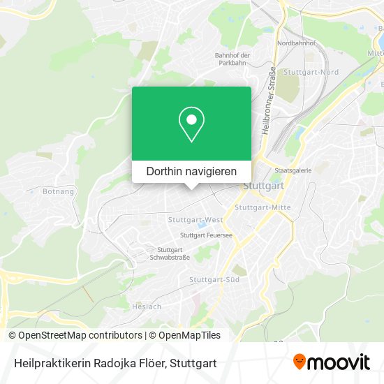 Heilpraktikerin Radojka Flöer Karte