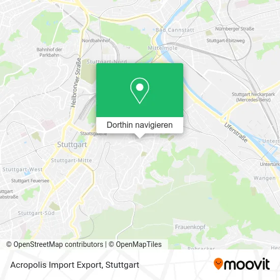 Acropolis Import Export Karte