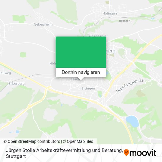 Jürgen Stolle Arbeitskräftevermittlung und Beratung Karte