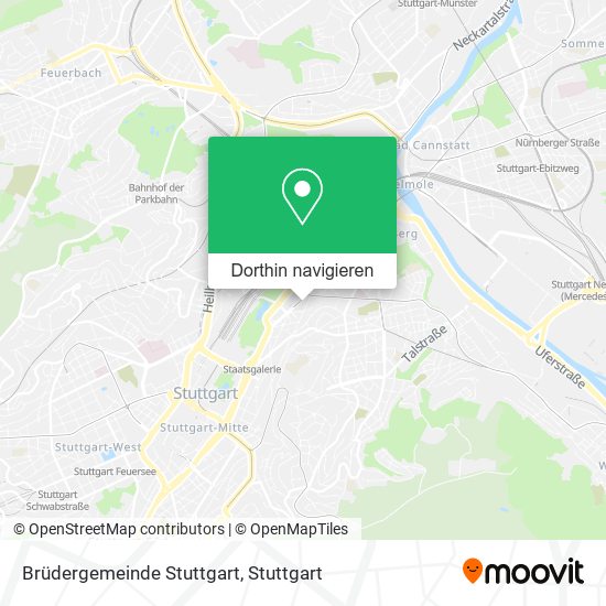 Brüdergemeinde Stuttgart Karte