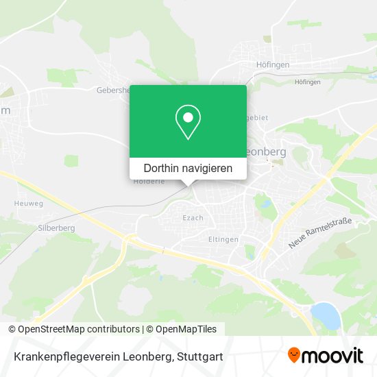 Krankenpflegeverein Leonberg Karte