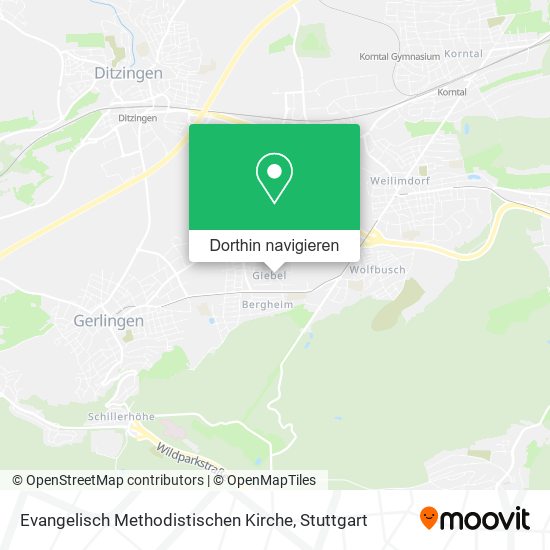 Evangelisch Methodistischen Kirche Karte