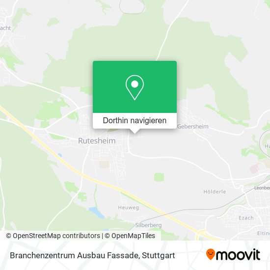 Branchenzentrum Ausbau Fassade Karte