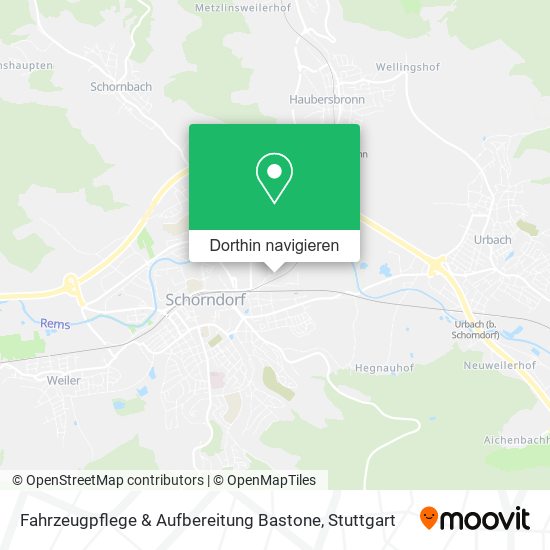 Fahrzeugpflege & Aufbereitung Bastone Karte