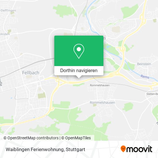 Waiblingen Ferienwohnung Karte