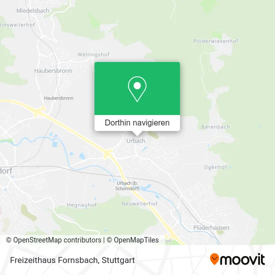 Freizeithaus Fornsbach Karte