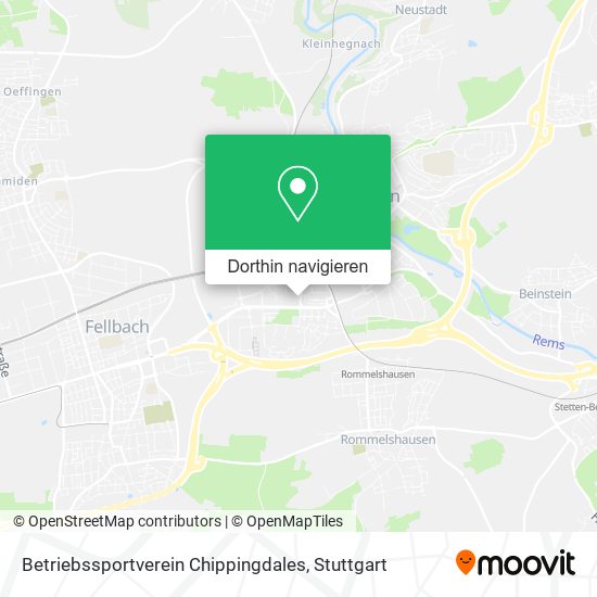 Betriebssportverein Chippingdales Karte