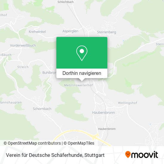 Verein für Deutsche Schäferhunde Karte