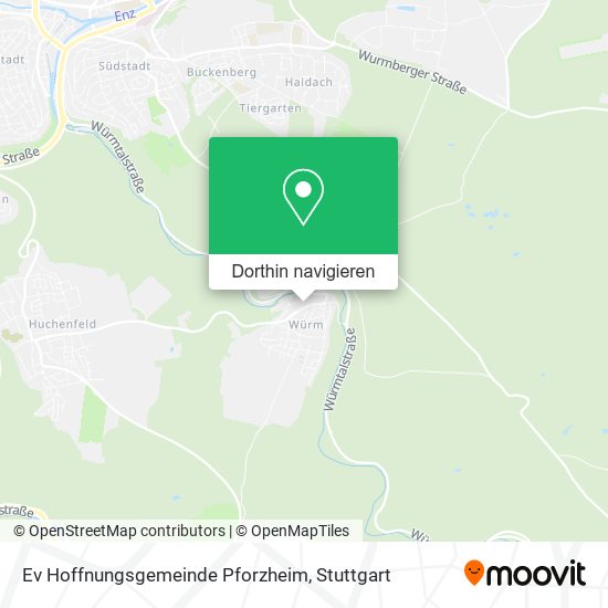 Ev Hoffnungsgemeinde Pforzheim Karte