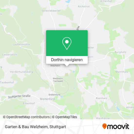 Garten & Bau Welzheim Karte