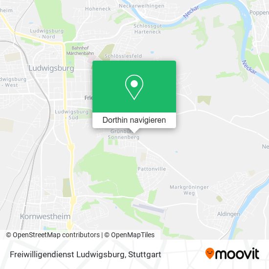 Freiwilligendienst Ludwigsburg Karte