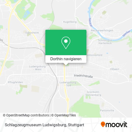 Schlagzeugmuseum Ludwigsburg Karte