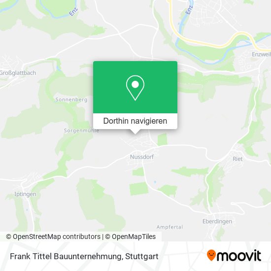 Frank Tittel Bauunternehmung Karte