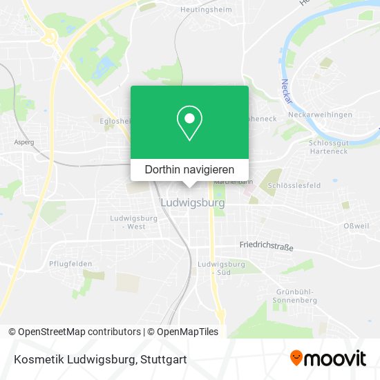 Kosmetik Ludwigsburg Karte