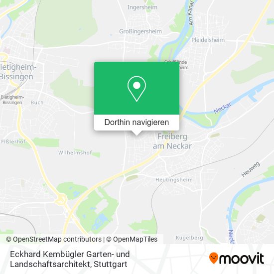 Eckhard Kembügler Garten- und Landschaftsarchitekt Karte
