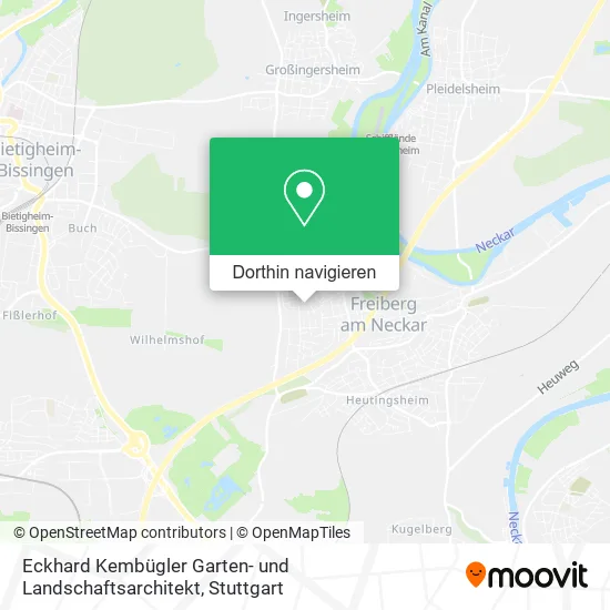 Eckhard Kembügler Garten- und Landschaftsarchitekt Karte