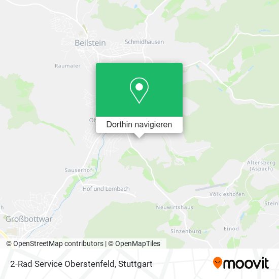 2-Rad Service Oberstenfeld Karte