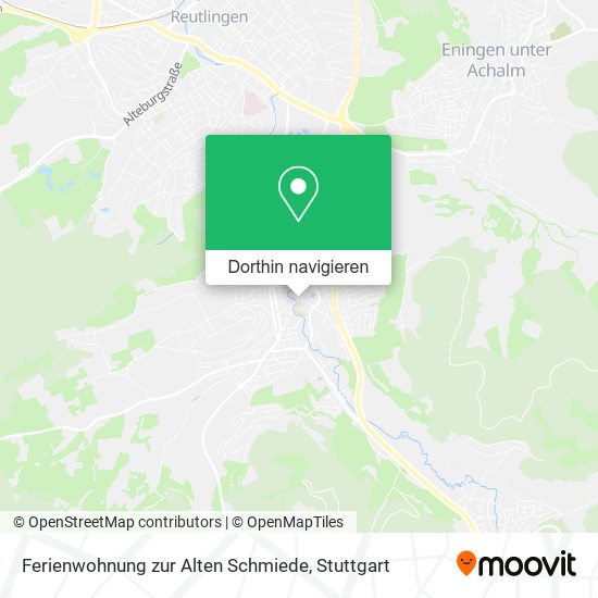 Ferienwohnung zur Alten Schmiede Karte