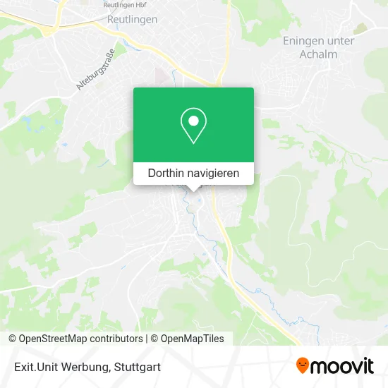 Exit.Unit Werbung Karte